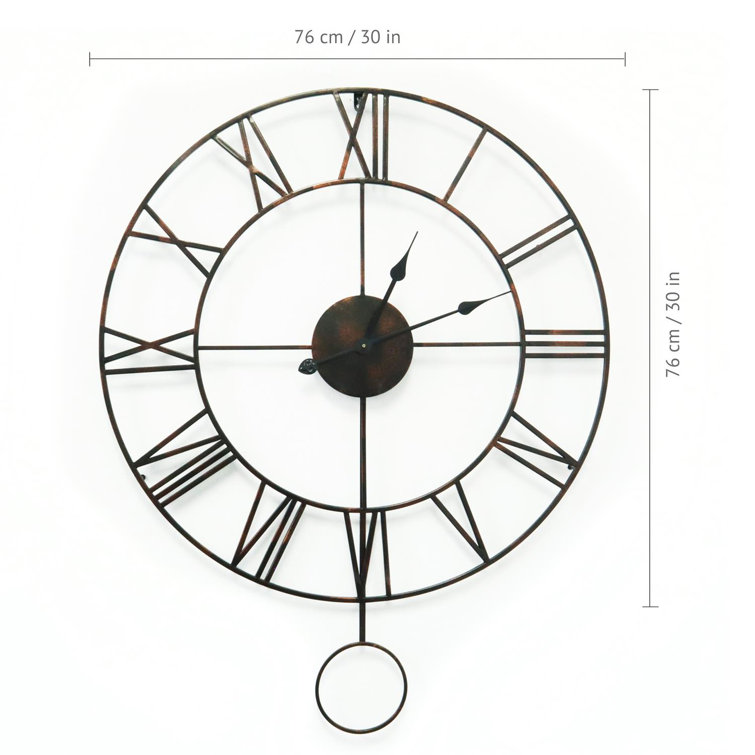Williston Gobles Wall Clock Wayfair.co.uk